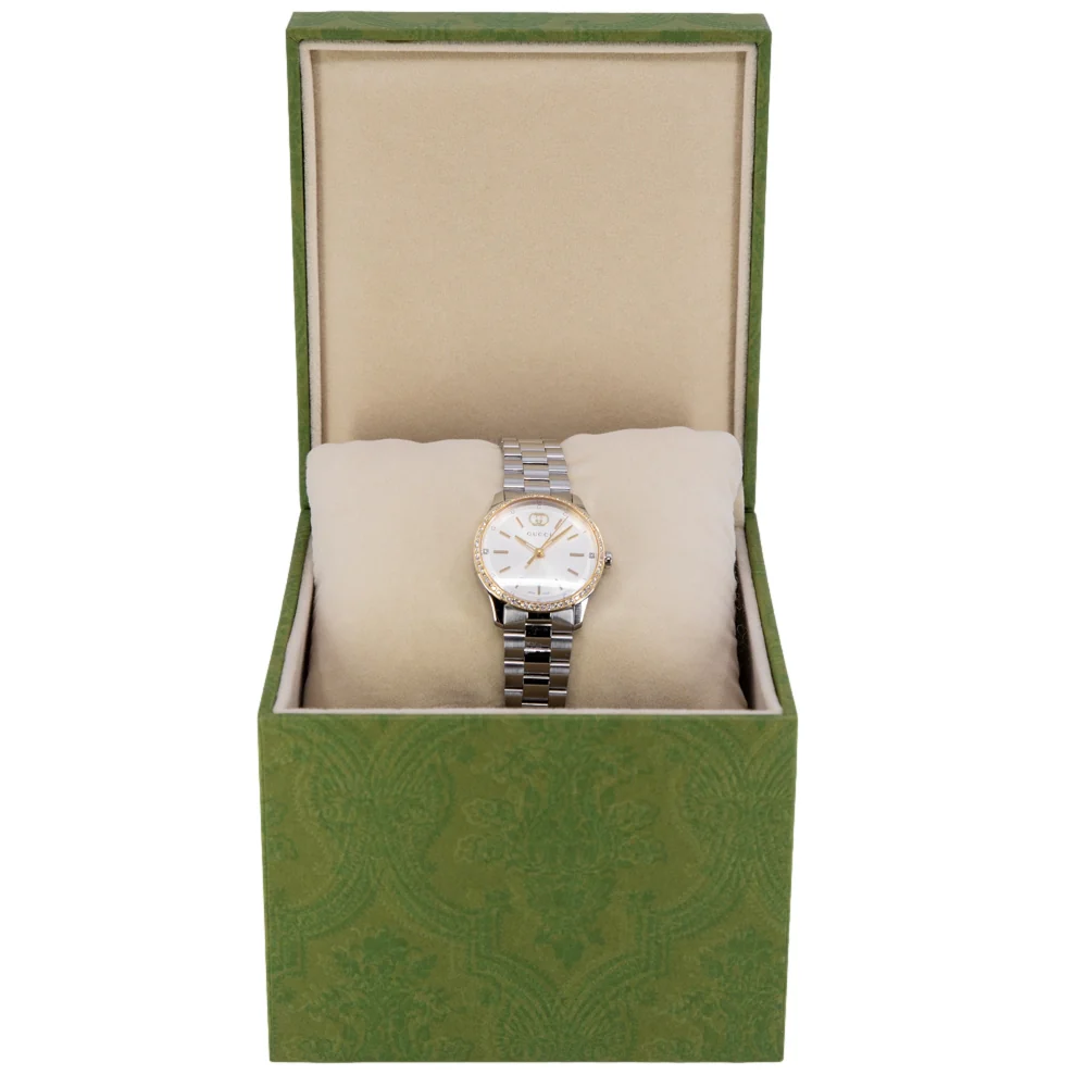 Gucci Women's YA1265072 G-Timeless 29mm Diamonds Quartz - Image 8