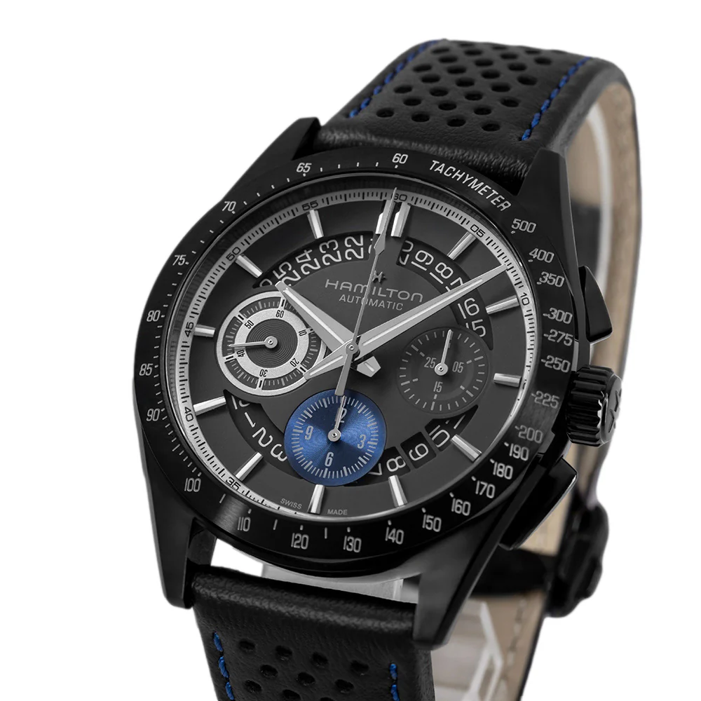 Hamiltn H36646780 Jazzmaster Performer 42mm Auto Chronograph - Image 10