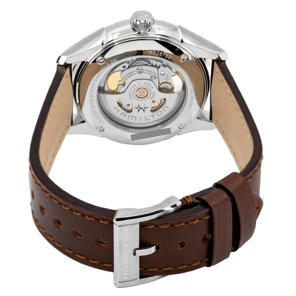 Hamilton H32675560 Jazzmaster openheart Geen Dial Watch - Image 4