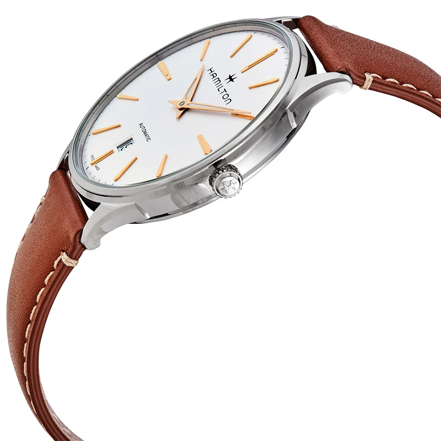 Hamilton H38525512 Jazzmaster Thinline White Dial Watch - Image 2