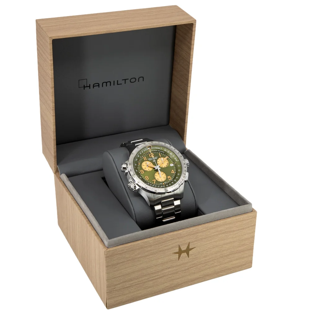 Hamilton H77932160 Khaki Aviation X-Wind GMT Quartz - Image 9