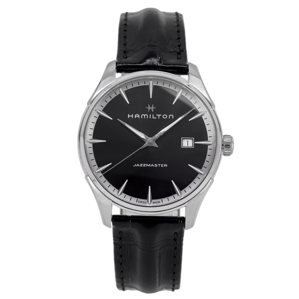 Hamilton Men's H32451731 Jezzmaster Black Dial Quartz Watch - Image 4