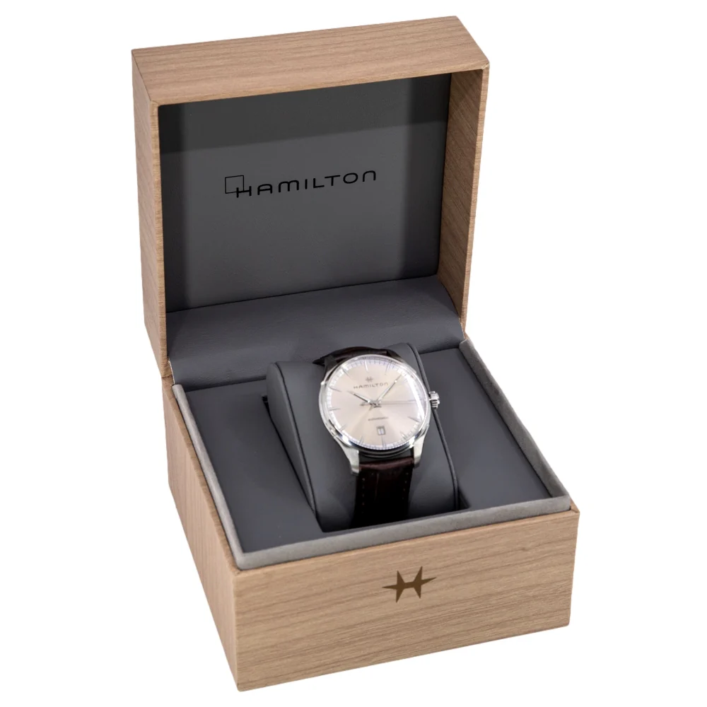 Hamilton Men's H32475520 Jazzmaster Beige Dial Auto Watch - Image 9
