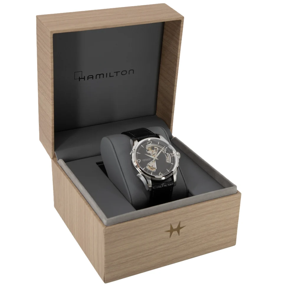 Hamilton Men's H32565735 Jazzmaster Open Heart Watch - Image 9
