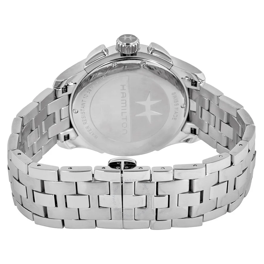 Hamilton Men's H32612141 Jazzmaster Chrono Blue Dial Watch - Image 2