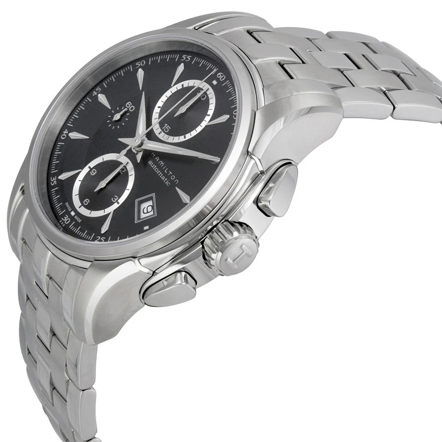 Hamilton Men's H32616133 Jazzmaster Auto Black Dial Watch - Image 2