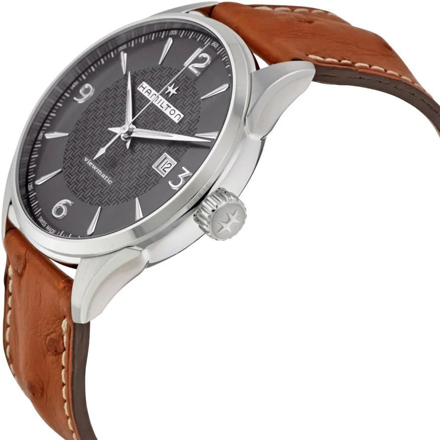 Hamilton Men's H32755851 Jazzmaster Viewmatic Grey Watch - Image 4