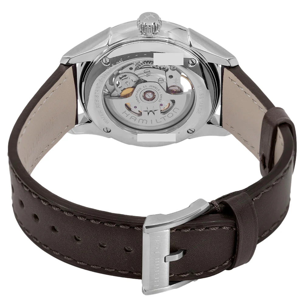 Hamilton Men's H42535541 Jazzmaster Skeleton 40mm Automatic - Image 5