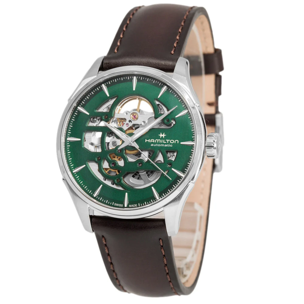 Hamilton Men's H42535560 Jazzmaster Skeleton 40mm Automatic