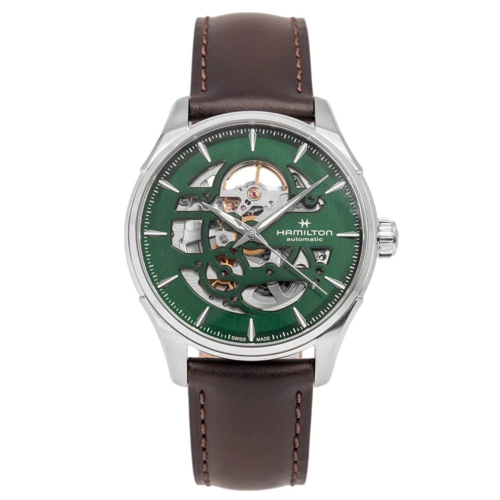 Hamilton Men's H42535560 Jazzmaster Skeleton 40mm Automatic - Image 2
