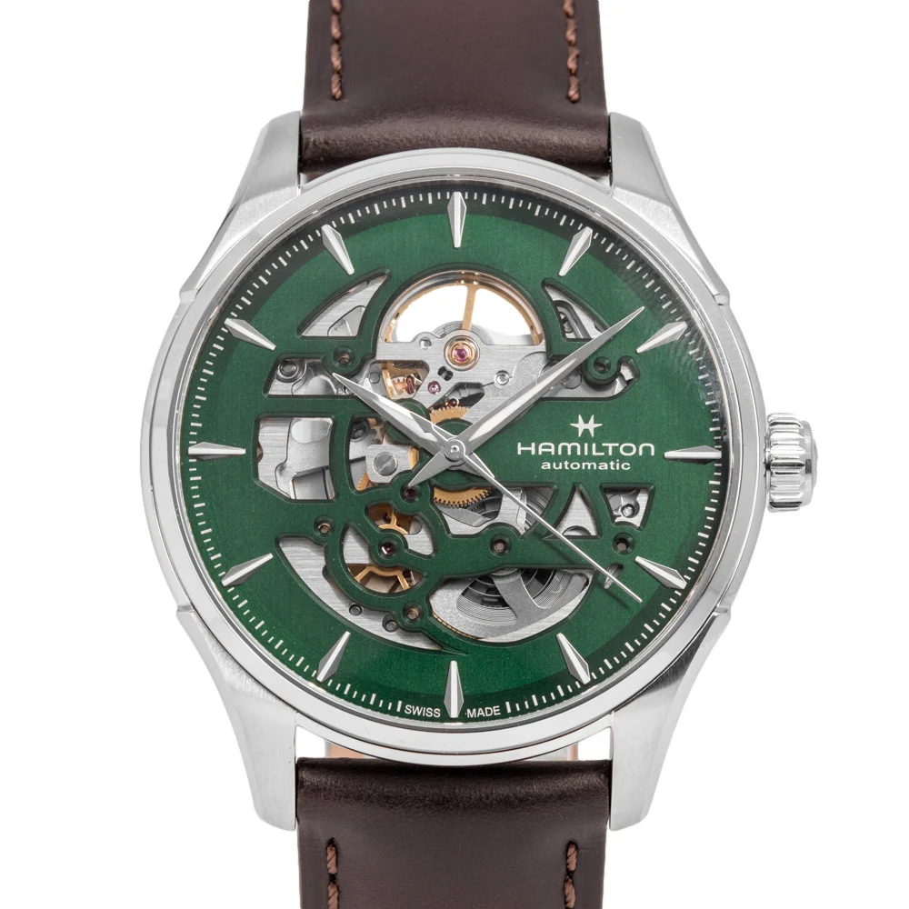 Hamilton Men's H42535560 Jazzmaster Skeleton 40mm Automatic - Image 3