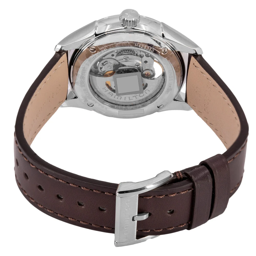 Hamilton Men's H42535560 Jazzmaster Skeleton 40mm Automatic - Image 5