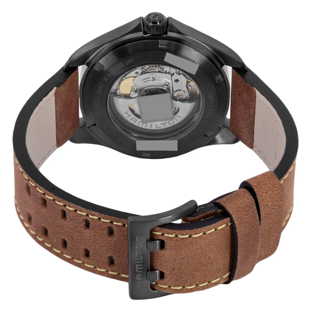 Hamilton Men's H64605531 Khaki Pilot Day Date Auto - Image 5