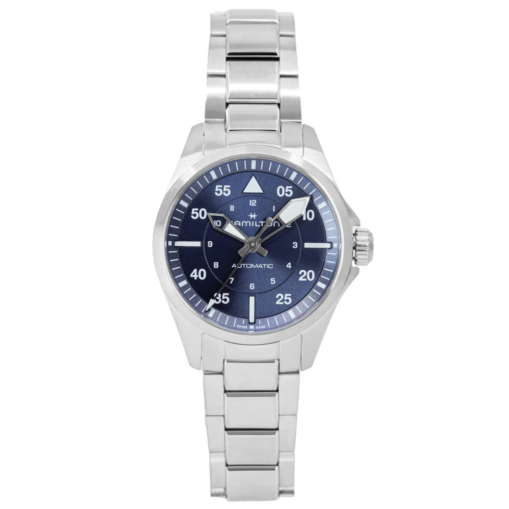 Hamilton Men's H64635140 Khaki Aviation Pilot Blue Dial Auto - Image 3