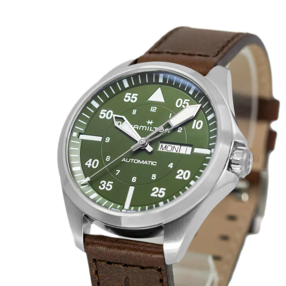 Hamilton Men's H64635560 Khaki Aviation Pilot Automatic - Image 10