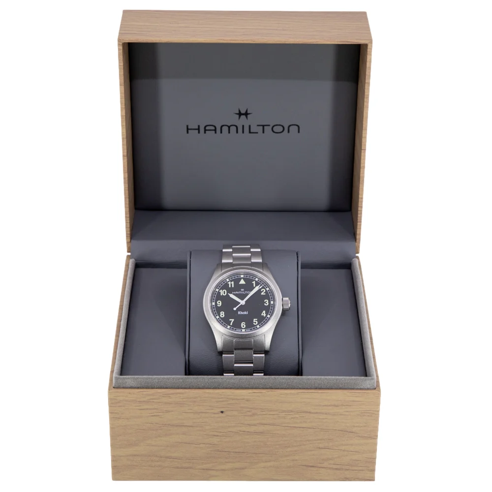 Hamilton Men's H69401130 Khaki Field 38mm Quartz - Image 8