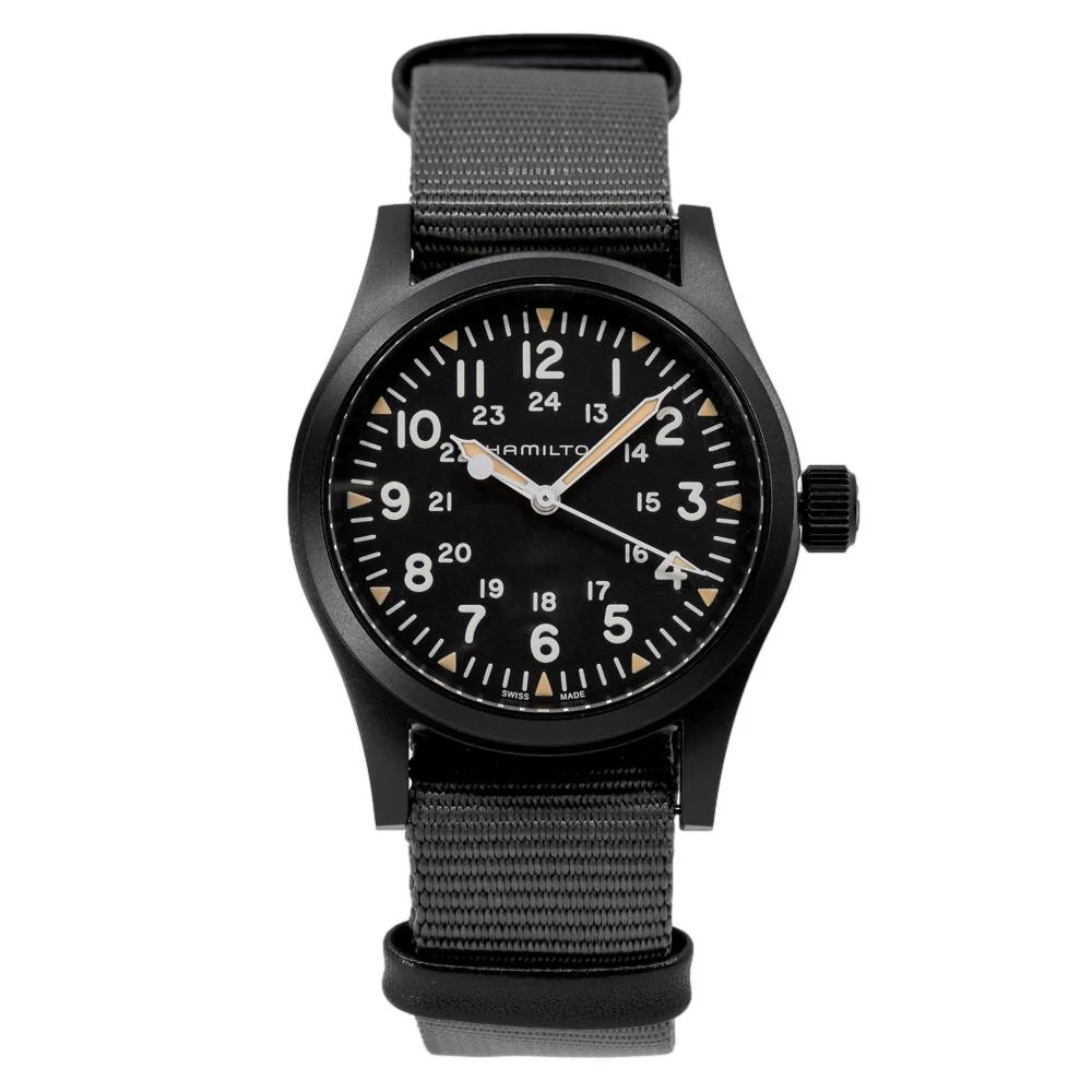 Hamilton Men's H69409930 Khaki Field Mechanical Watch - Image 2