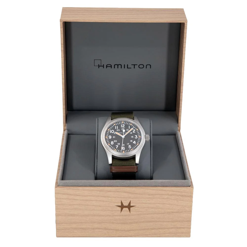 Hamilton Men's H69529933 Khaki Field Mechanical Watch - Image 7