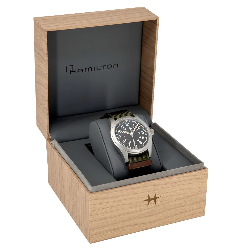 Hamilton Men's H69529933 Khaki Field Mechanical Watch - Image 8