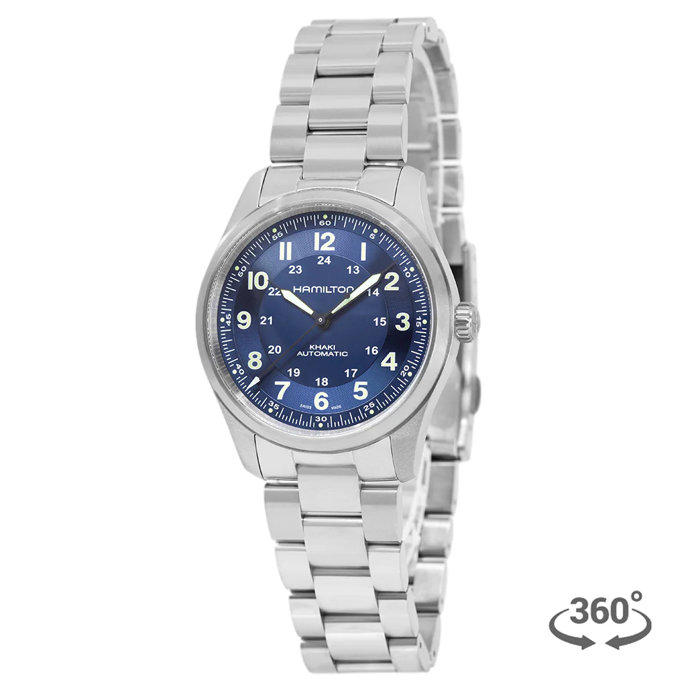 Hamilton Men's H70205140 Khaki Field Titanium Auto - Image 2