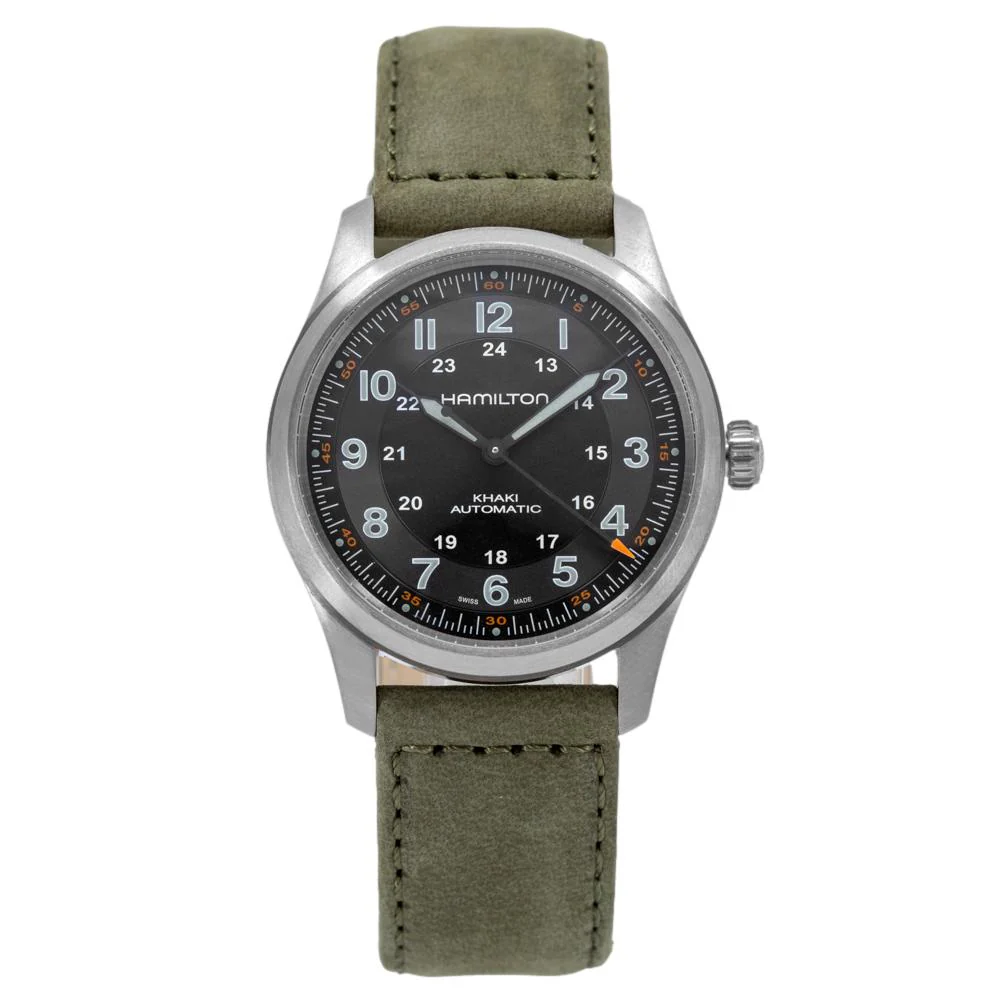 Hamilton Men's H70205830 Khaki Field Titanium Auto Watch - Image 2