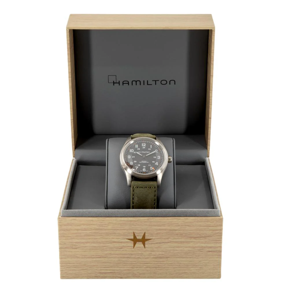 Hamilton Men's H70205830 Khaki Field Titanium Auto Watch - Image 7