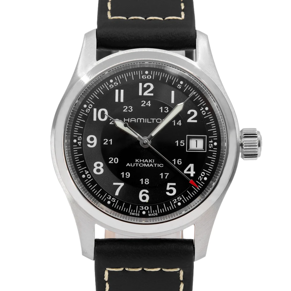 Hamilton Men's H70455733 Khaki Field Auto 38MM Auto - Image 3