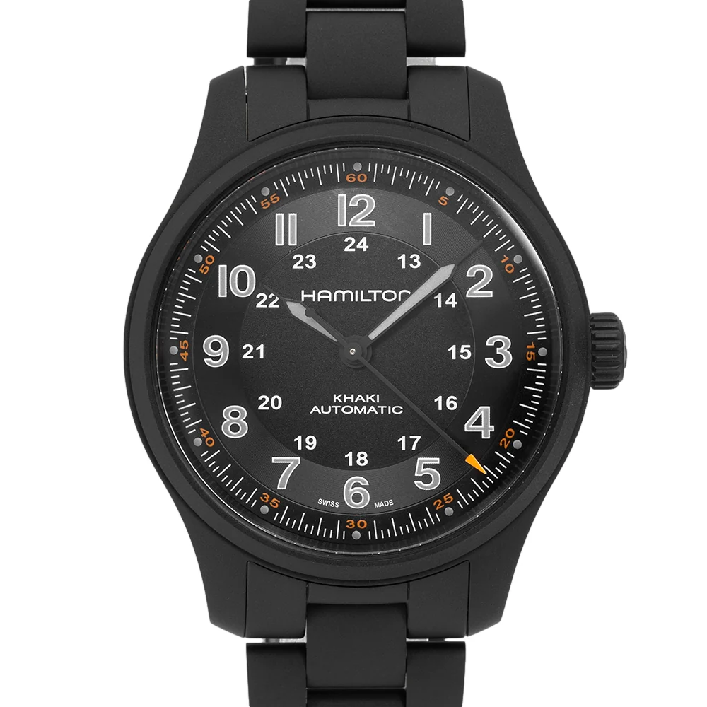 Hamilton Men's H70665130 Khaki Field Titanium Auto - Image 2