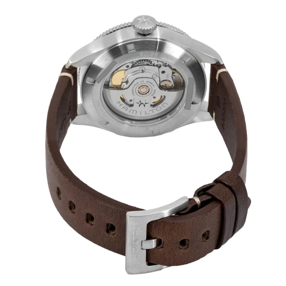 Hamilton Men's H76205530 Khaki Aviation Auto Watch - Image 4