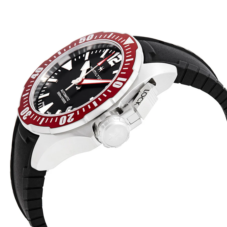 Hamilton Men's H77725335 Khaki Frogman Auto Watch - Image 3