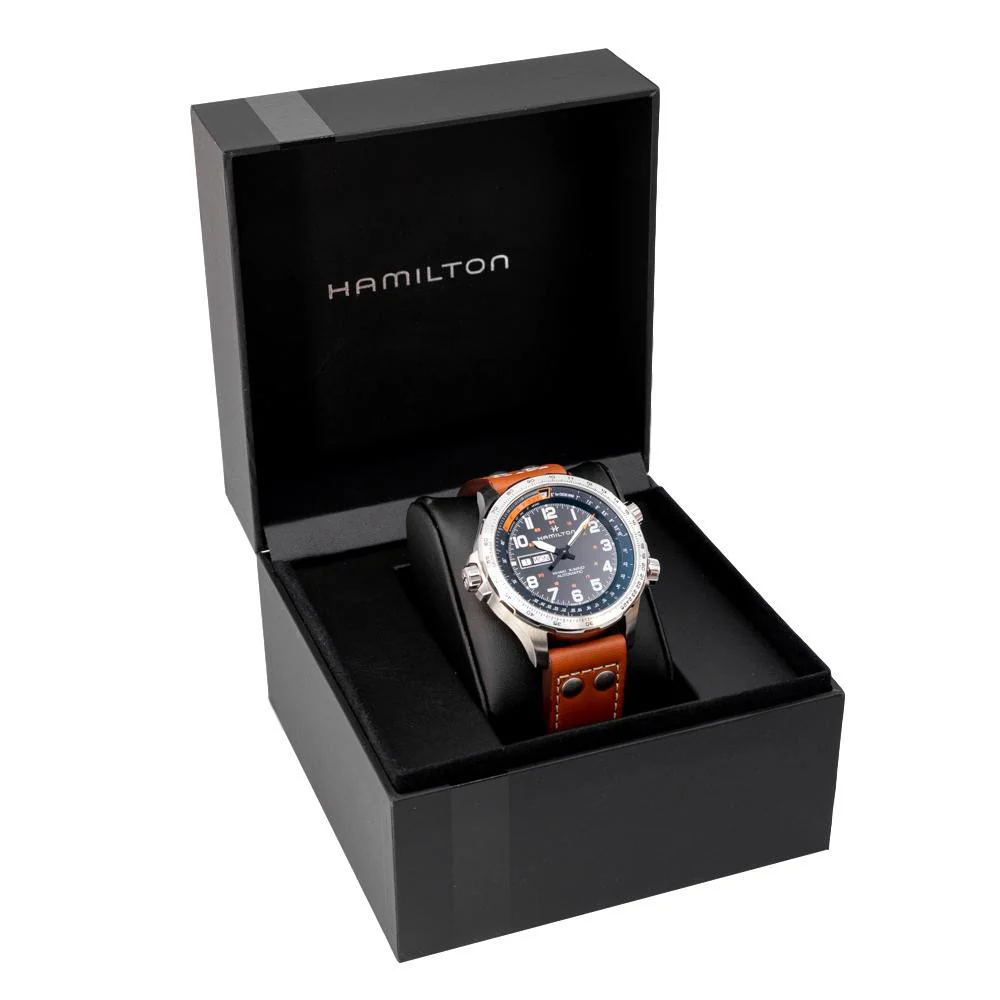 Hamilton Men's H77755533 Khaki X-Wind Day Date Watch - Image 6