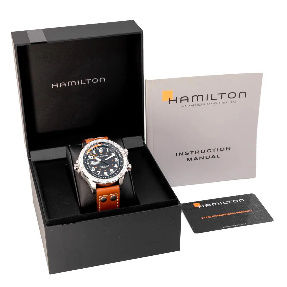 Hamilton Men's H77755533 Khaki X-Wind Day Date Watch - Image 8