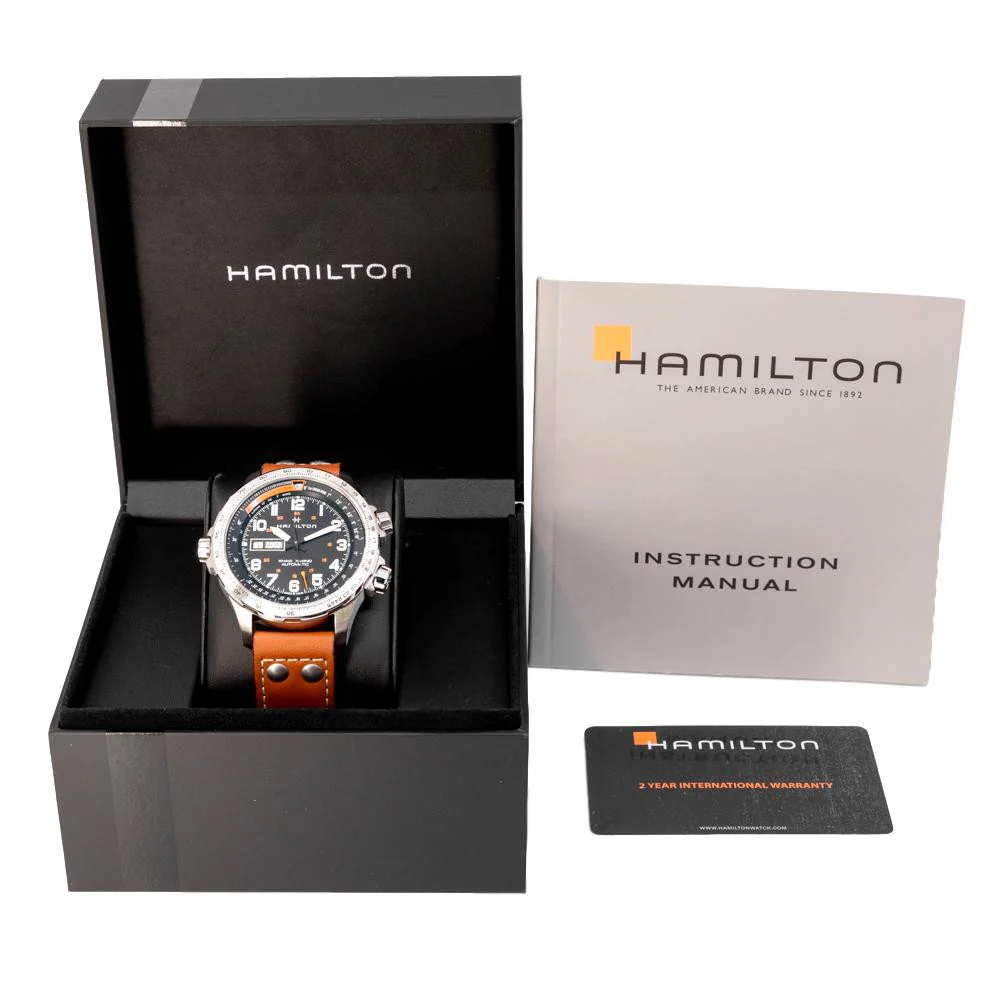 Hamilton Men's H77755533 Khaki X-Wind Day Date Watch - Image 9