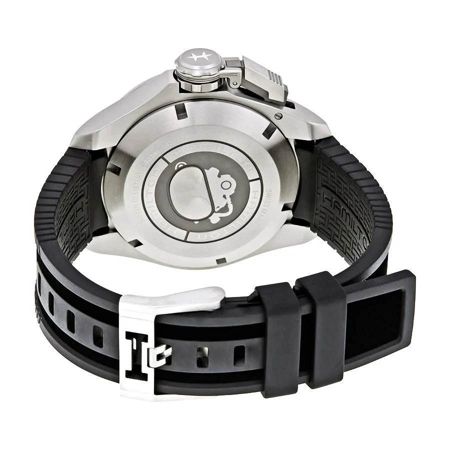 Hamilton Men's H77805335 Khaki Navy Frogman Titanium Auto - Image 4