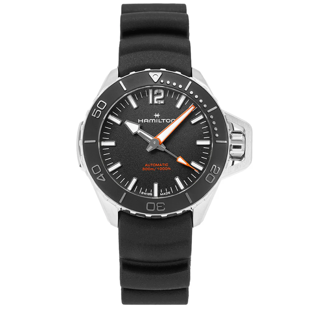 Hamilton Men's H77825330 Khaki Navy Frogman Auto - Image 3