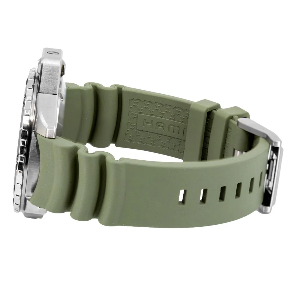 Hamilton Men's H77825331 Khaki Navy Frogman Auto - Image 2