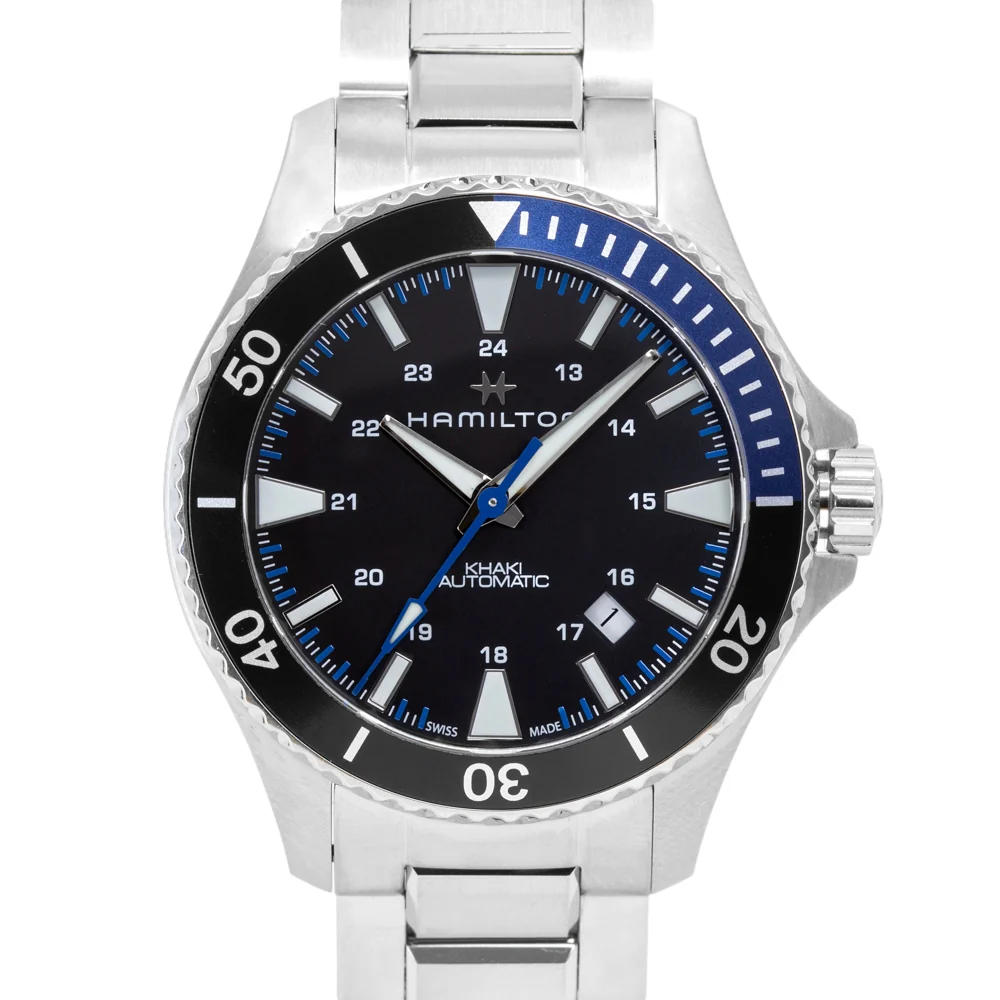 Hamilton Men's H82315131 Khaki Navy Scuba Date Display Watch - Image 2