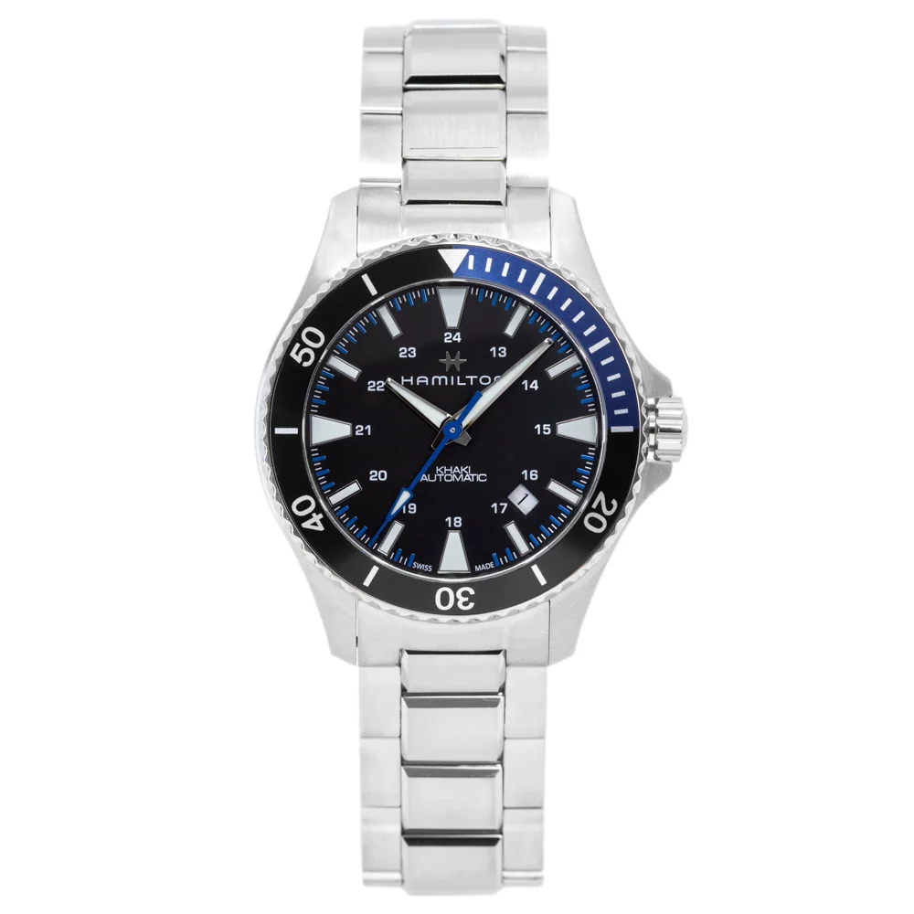Hamilton Men's H82315131 Khaki Navy Scuba Date Display Watch - Image 3