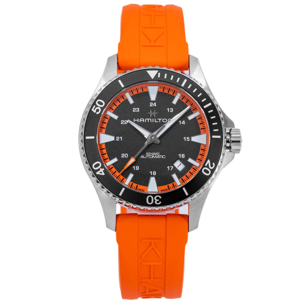 Hamilton Men's H82395331Khaki Navy Scuba Auto - Image 3