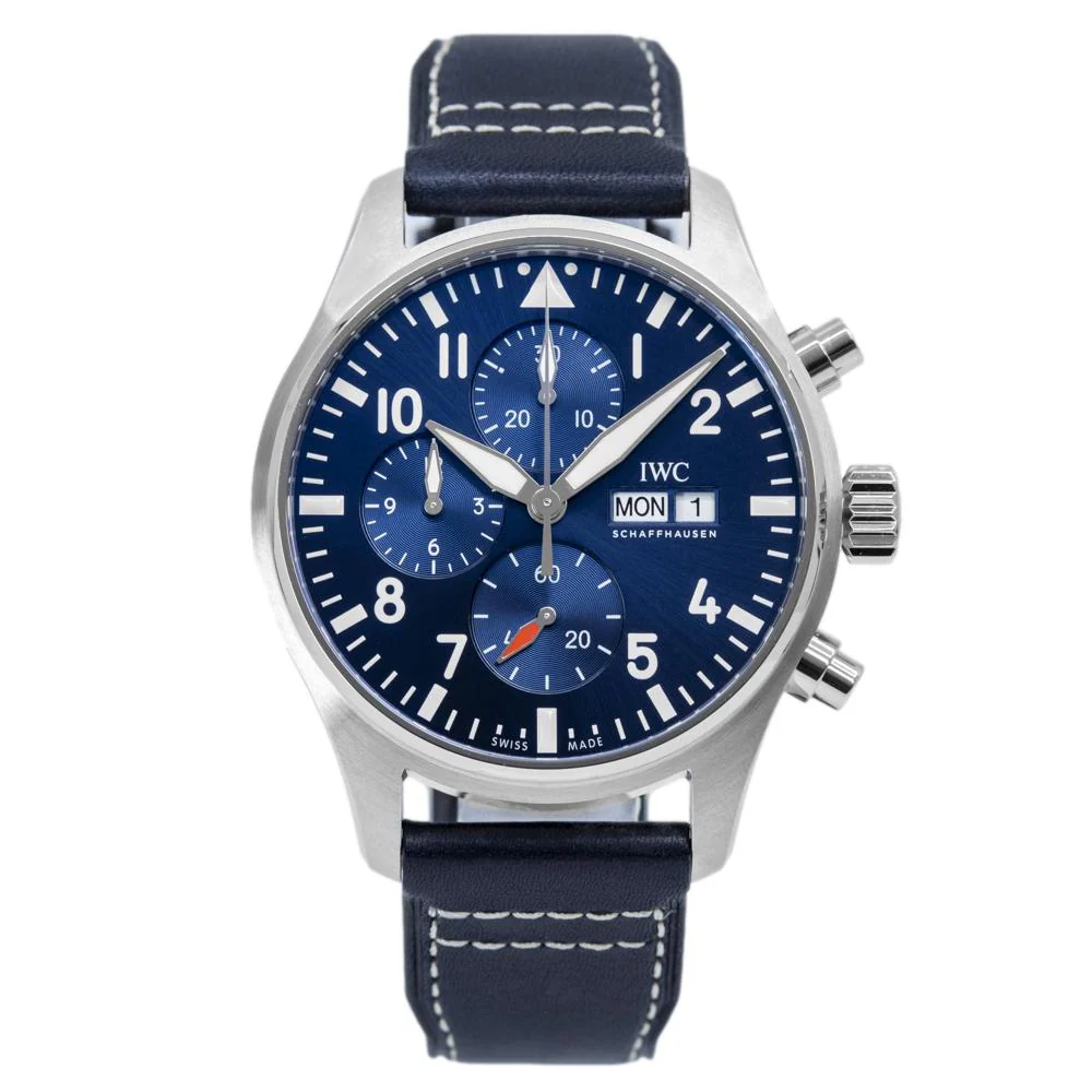 IWC Men's IW378003 Pilot's Chrono Blue Dial Watch - Image 3