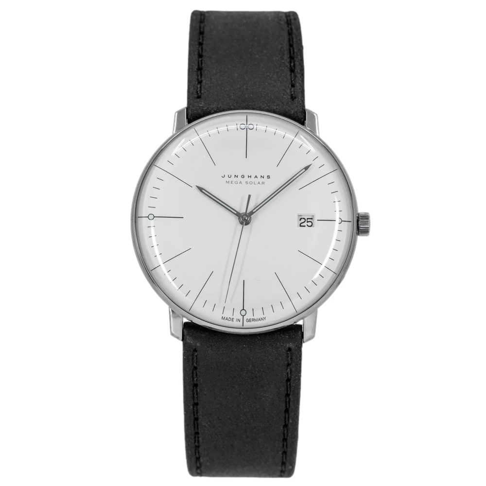 Junghans Men's 59/2020.02 Max Bill MEGA 38mm Solar.. - Image 3
