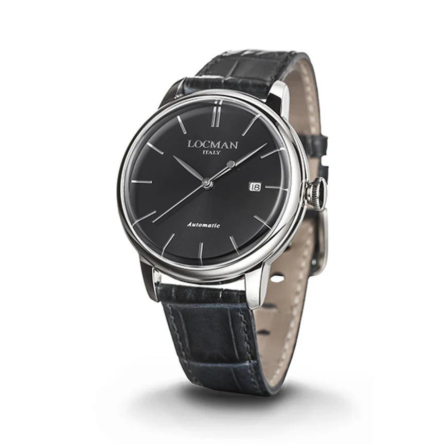 Locman 0255A01A-00BKNKPK 1960 Solo Tempo Automatic Men's Watch