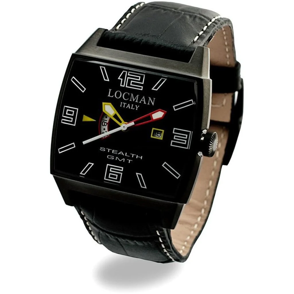 Locman 0300BKBKFYLRPSK Stealth Quartz Men's Watch