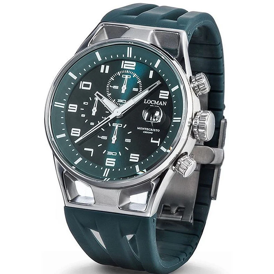 Locman 0542A19S-00PTWHSK Montecristo Quartz Men's Watch