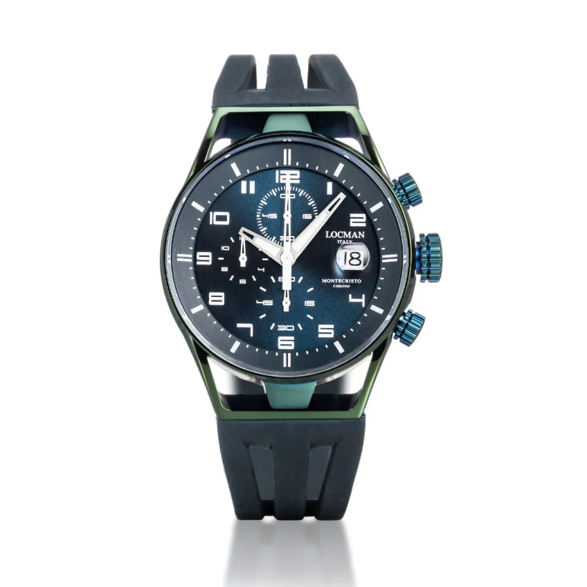Locman 0542V19S-GRPTWHSL Montecristo Quartz Men's Watch