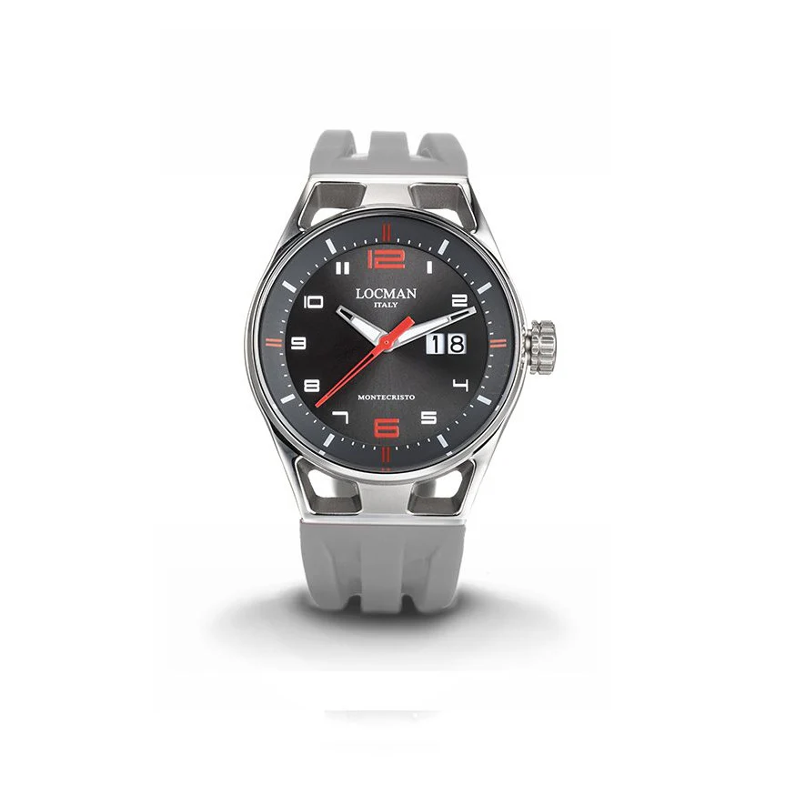Locman 0546A07S-00GYRDSA Montecristo Quartz Men's Watch