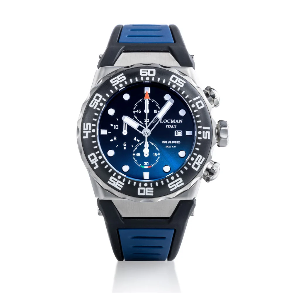 Locman 0560A24A-00KBNKSB2 Mare 300 MT Quartz Men's Watch - Image 2