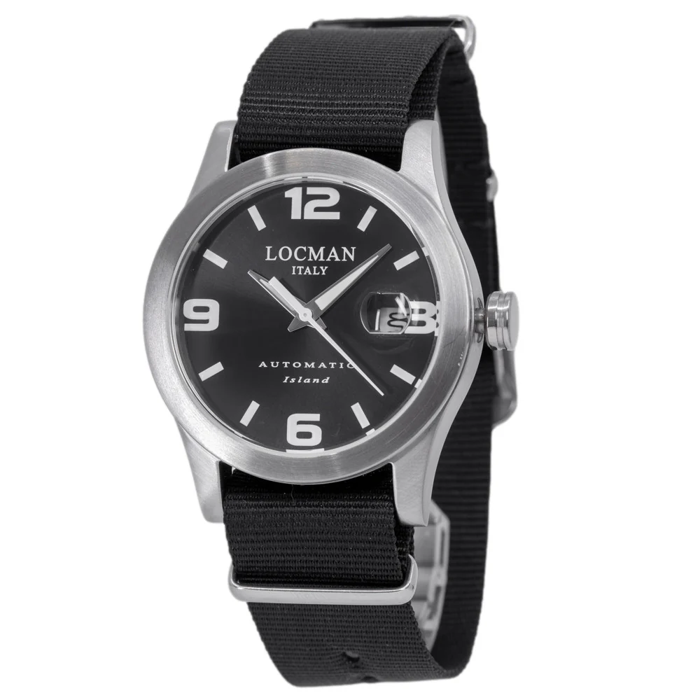 Locman 0615V01-00BKWNYK Island Electromechanical Men's Watch