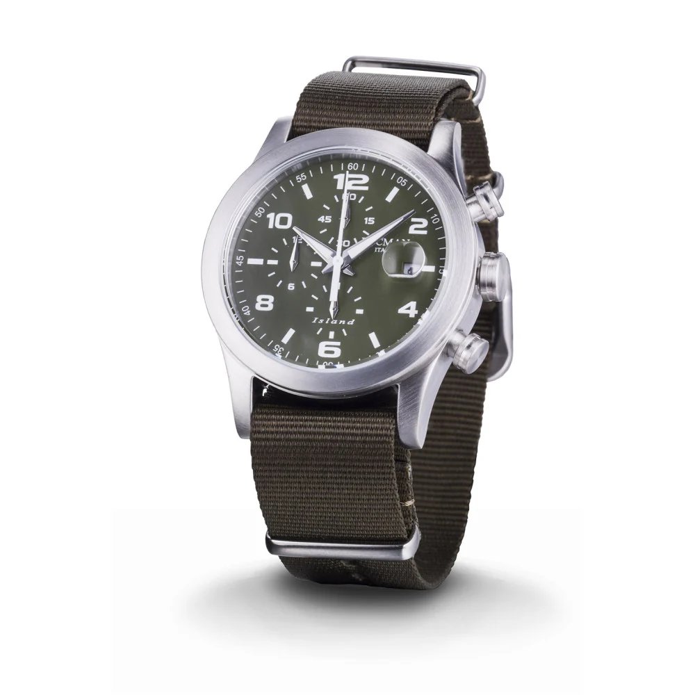 Locman 0618A03-00GRWHNG Island Quartz Men's Watch