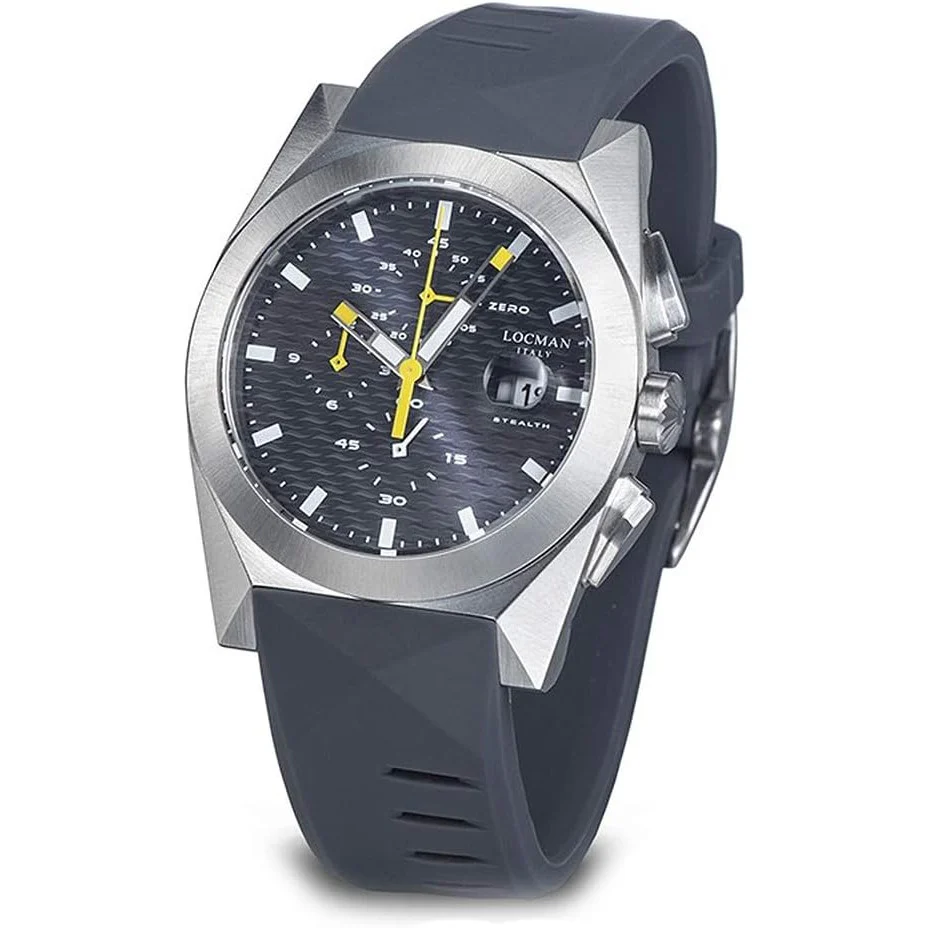 Locman 0812A07S-00GYYLSA Stealth Quartz Men's Watch